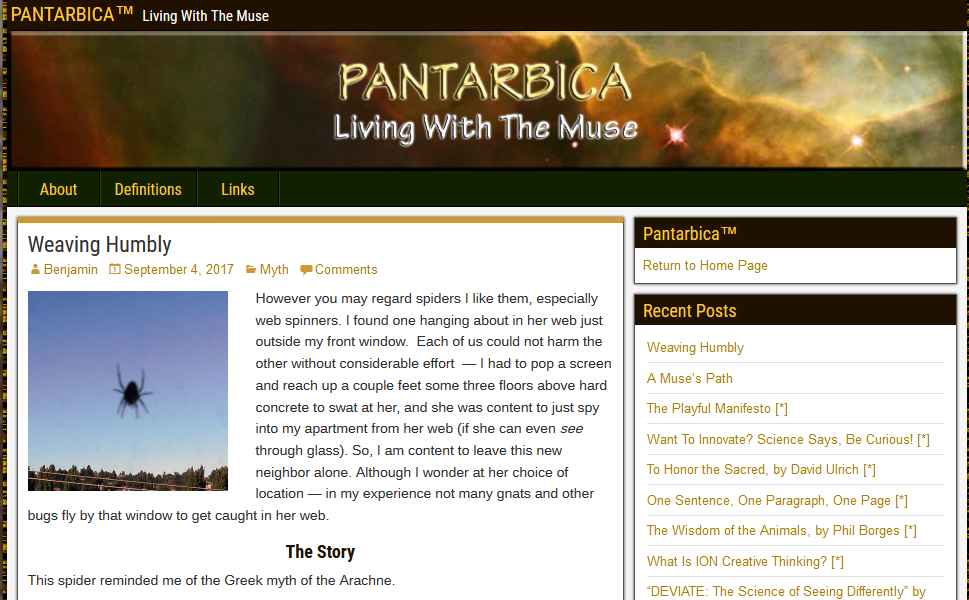 Pantarbica Web Site Image