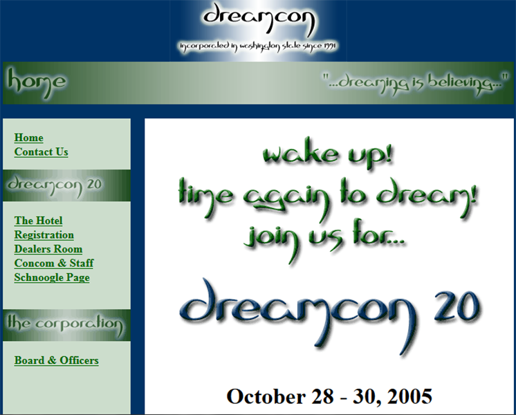 Dreamcon 20 Web Image